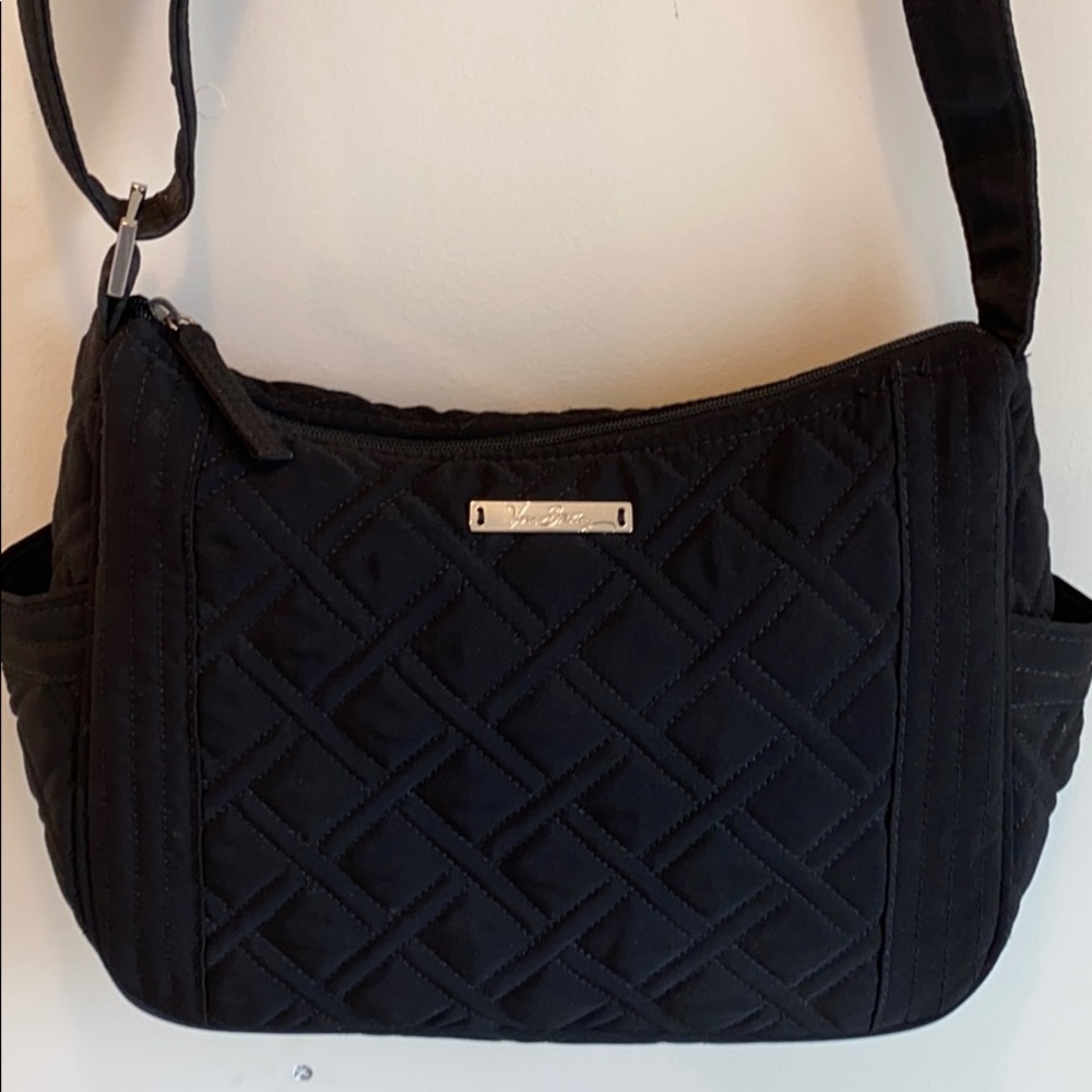 Like New Vera Bradle Black Quilted Bag